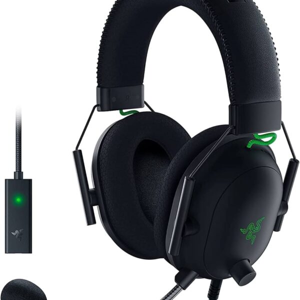 هدست گیمینگ Razer Blackshark V2 + USB Sound Card