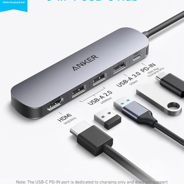هاب Anker PowerExpand 5 in 1-A8338