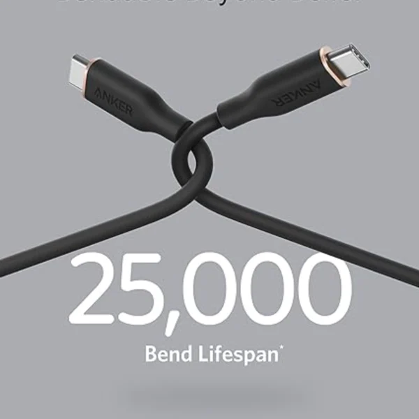 کابل شارژ Anker PowerLine III Flow USB-C to USB-C-A8553