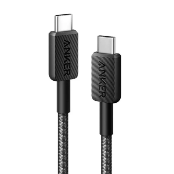 کابل شارژ Anker 322 USB-C 60W/ 0.9m (A81F5)