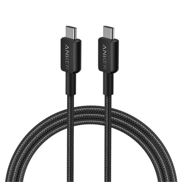 کابل شارژ Anker 322 USB-C 60W/1.8m (A81F6)